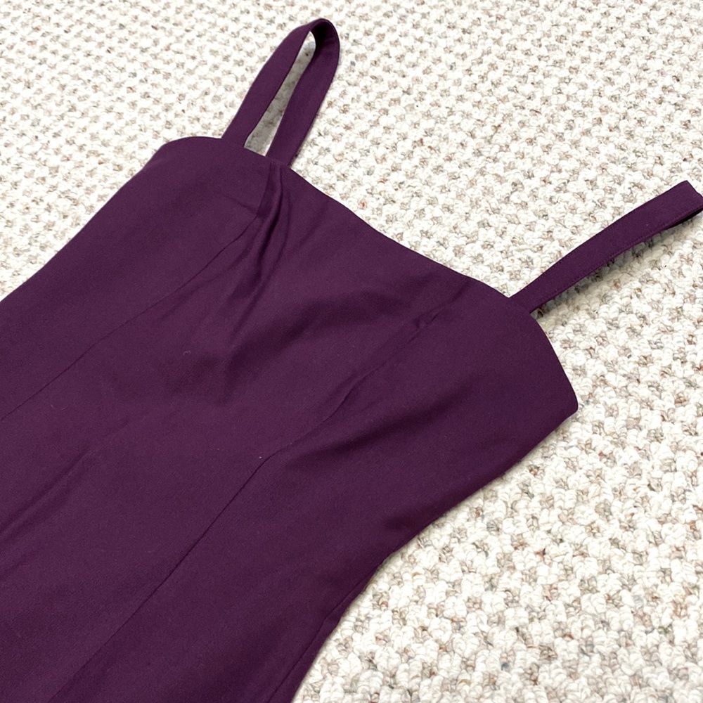 NWT Cinq a Sept ELA Midi Dress in Plum - Sz 0